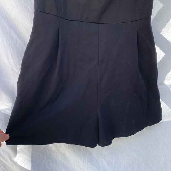 Leith Bustier Little Black Romper - Picture 5 of 12